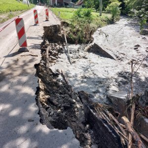 Posljedice nevremena u Cerknom