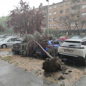 Posljedice nevremena u kvartu Središće