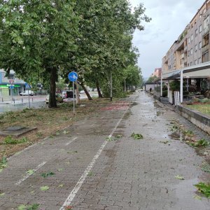 Posljedice nevremena u kvartu Središće