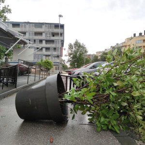 Posljedice nevremena u kvartu Središće