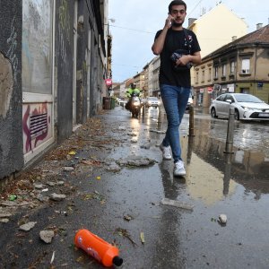 Posljedice nevremena u Zagrebu