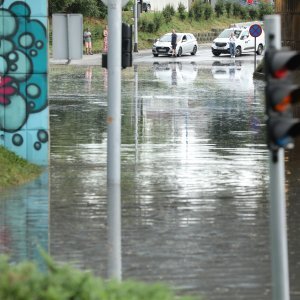 Podvožnjak u Selskoj potpuno je potopljen