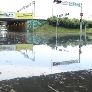 Podvožnjak u Selskoj potpuno je potopljen