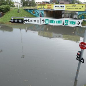 Podvožnjak u Selskoj potpuno je potopljen