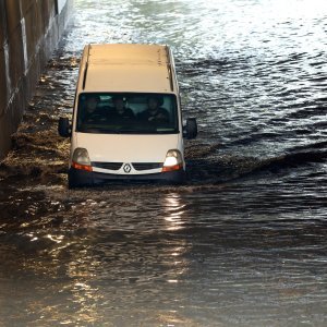 Podvožnjak u Selskoj potpuno je potopljen