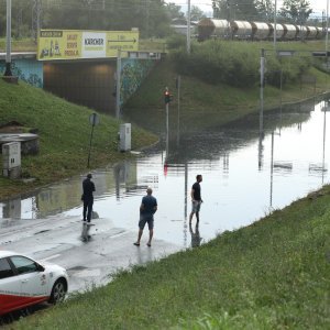 Podvožnjak u Selskoj potpuno je potopljen