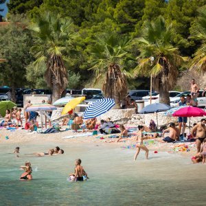 Gužva na plažama u Splitu