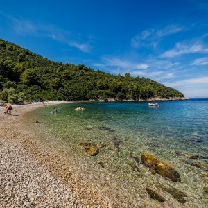 Uvala Samograd na otoku Korčuli