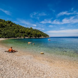 Uvala Samograd na otoku Korčuli