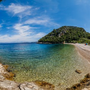 Uvala Samograd na otoku Korčuli