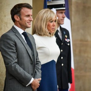 Emmanuel i Brigitte Macron