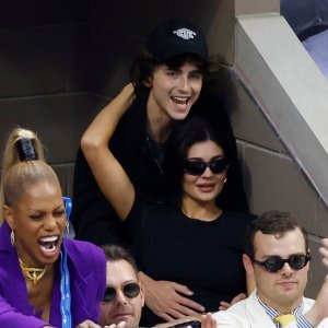 Kylie Jenner i Timothee Chalamet na US Openu