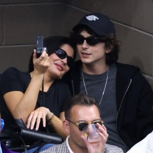 Kylie Jenner i Timothee Chalamet na US Openu