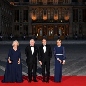 Kralj Charles III i Camilla & Emmanuel Macron i Brigitte Macron