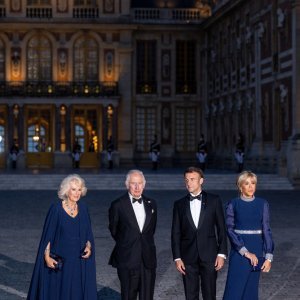 Kralj Charles III i Camilla & Emmanuel Macron i Brigitte Macron