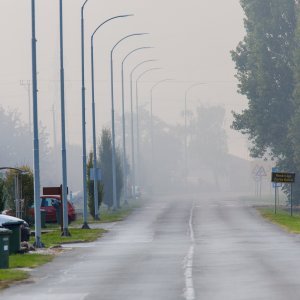 Tvornica Drava International jutro nakon požara