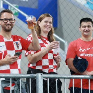 Hrvatski navijači na Opus Areni