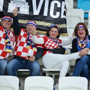 Hrvatski navijači na Opus Areni