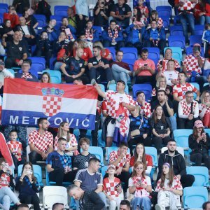 Hrvatski navijači na Opus Areni