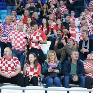 Hrvatski navijači na Opus Areni