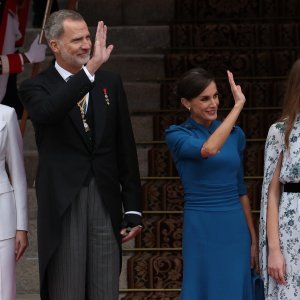 Princeza Leonor, kralj Felipe VI, kraljica Letiza, princeza Sofia