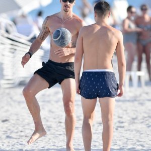 Zlatan Ibrahimović na plaži u Miamiju