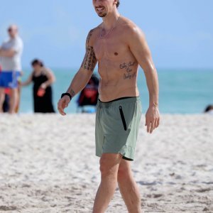 Zlatan Ibrahimović na plaži u Miamiju