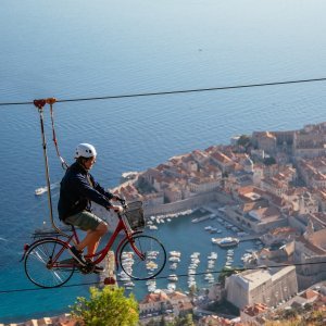 Skybike iznad Dubrovnika