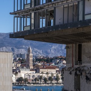 Nastavak rušenja hotela Marjan u Splitu