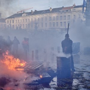 Prosvjedi poljoprivrednika ispred EU parlamenta