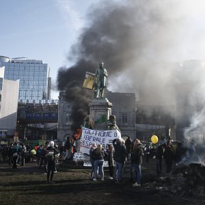 Prosvjedi poljoprivrednika ispred EU parlamenta