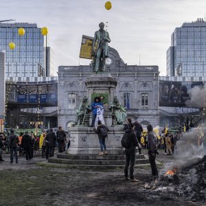 Prosvjedi poljoprivrednika ispred EU parlamenta