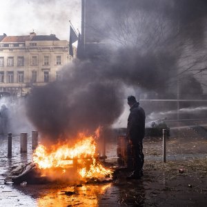 Prosvjedi poljoprivrednika ispred EU parlamenta