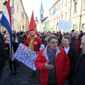 Transparenti na prosvjedu