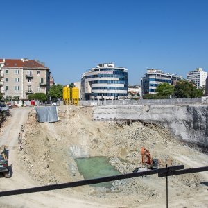 Otvorila se rupa ispod centralne splitske prometnice na gradilištu Small Malla