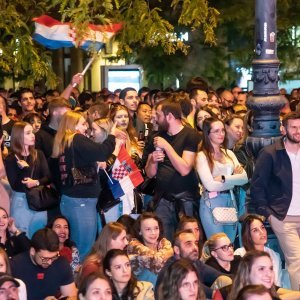 Gledanje Eurovizije u Zagrebu i Zadru