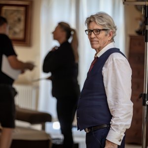 Eric Roberts na setu filma 'Wrongful Death 2: Bloodlines'