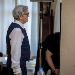 Eric Roberts na setu filma 'Wrongful Death 2: Bloodlines'