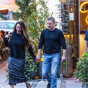 Matt Damon i Luciana Barroso