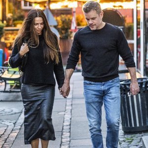 Matt Damon i Luciana Barroso