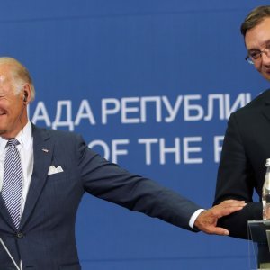 Joe Biden i Aleksandar Vučić