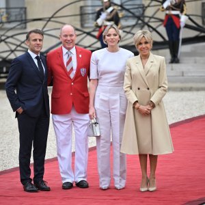 Emmanuel i Brigitte Macron, princ Albert i princeza Charlene