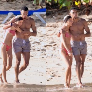 Trent Alexander-Arnold i Iris Law