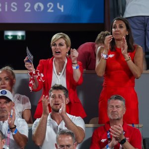 Kolinda Grabar-Kitarović na meču Anne Schmiedlove i Donne Vekić