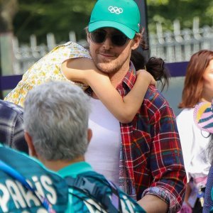 Ryan Gosling i Eva Mendes na Olimpijskim igrama