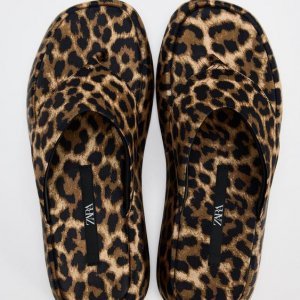 Sandale iz Zare leopard uzorka