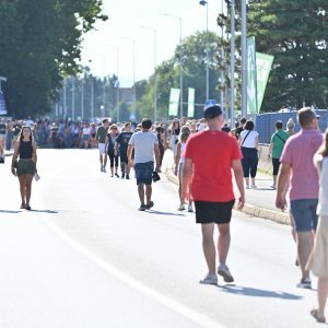 Gužva uoči koncerta Eda Sheerana