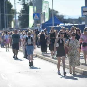 Gužva uoči koncerta Eda Sheerana