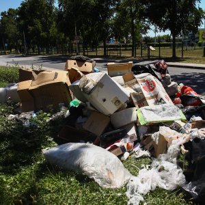 Gomila smeća u Zagrebu