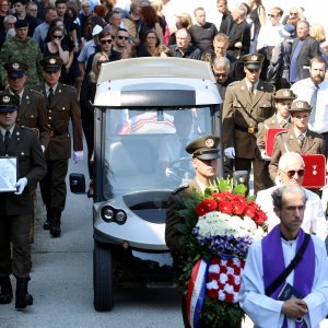 Pogreb Predraga Freda Matića na Krematoriju